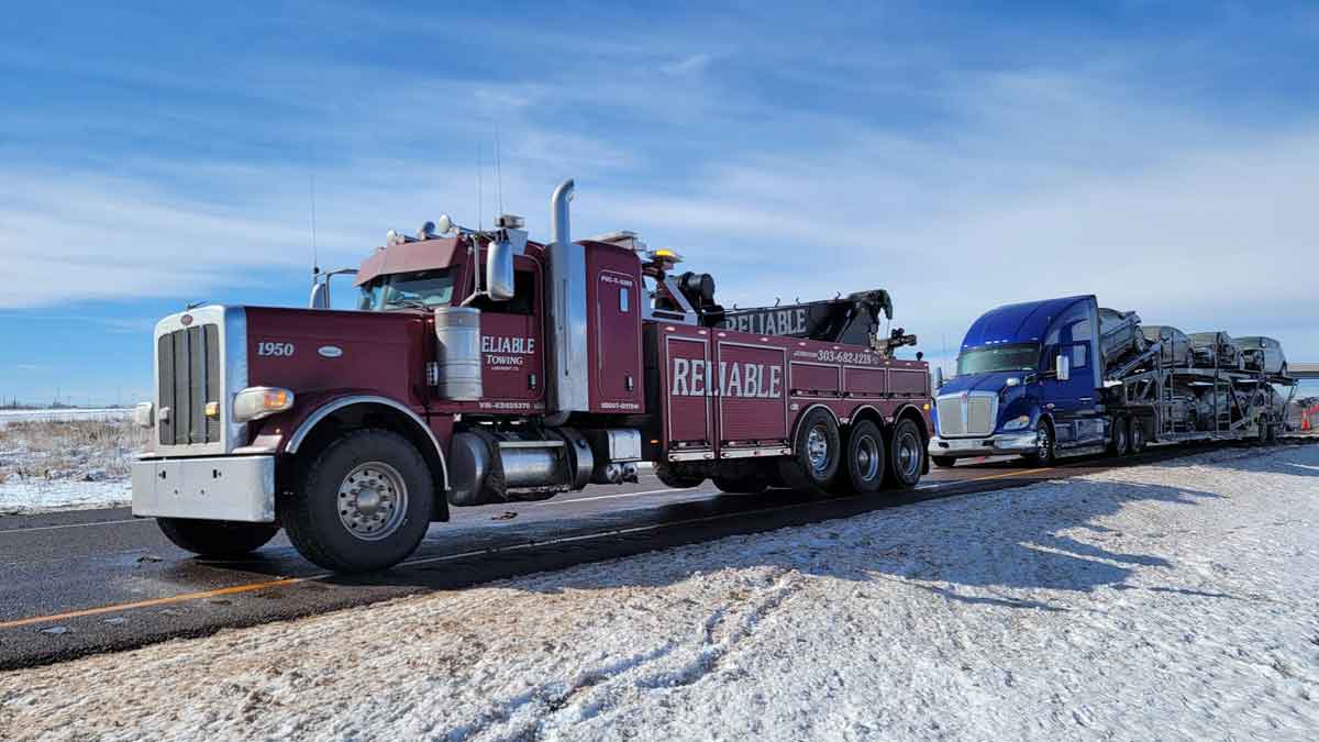 heavy truck towing